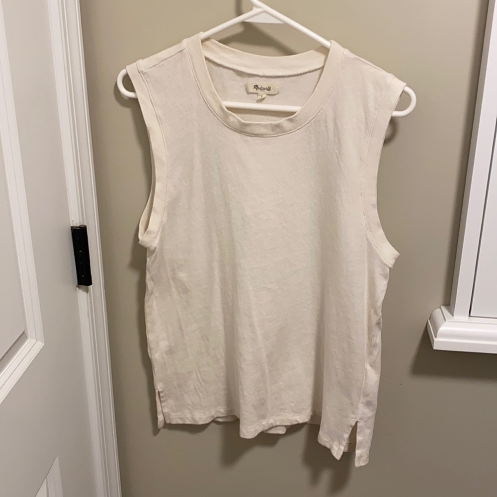 Madewell Recycled Cotton Crewneck Muscle Tank